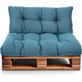 Design versatile cuscini per divanetti blu