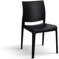 Arredo contemporaneo sedie nero