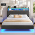 Profilo moderno letti con contenitore grigio