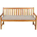 Forma equilibrata cuscini per panche in tessuto beige