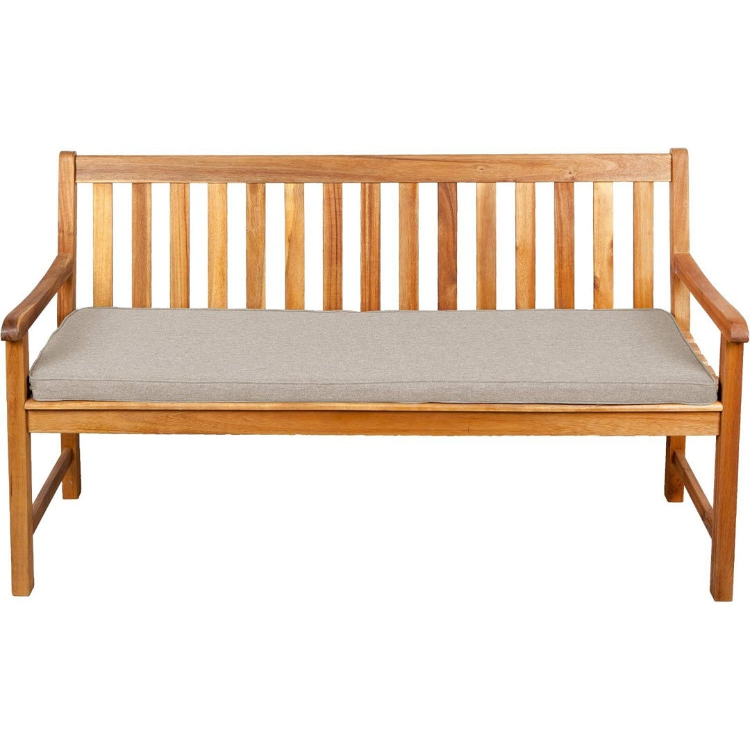 Forma equilibrata cuscini per panche in tessuto beige
