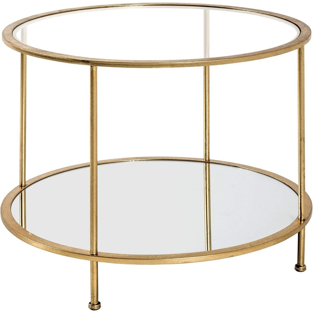Design versatile tavolini bassi in metallo trasparente