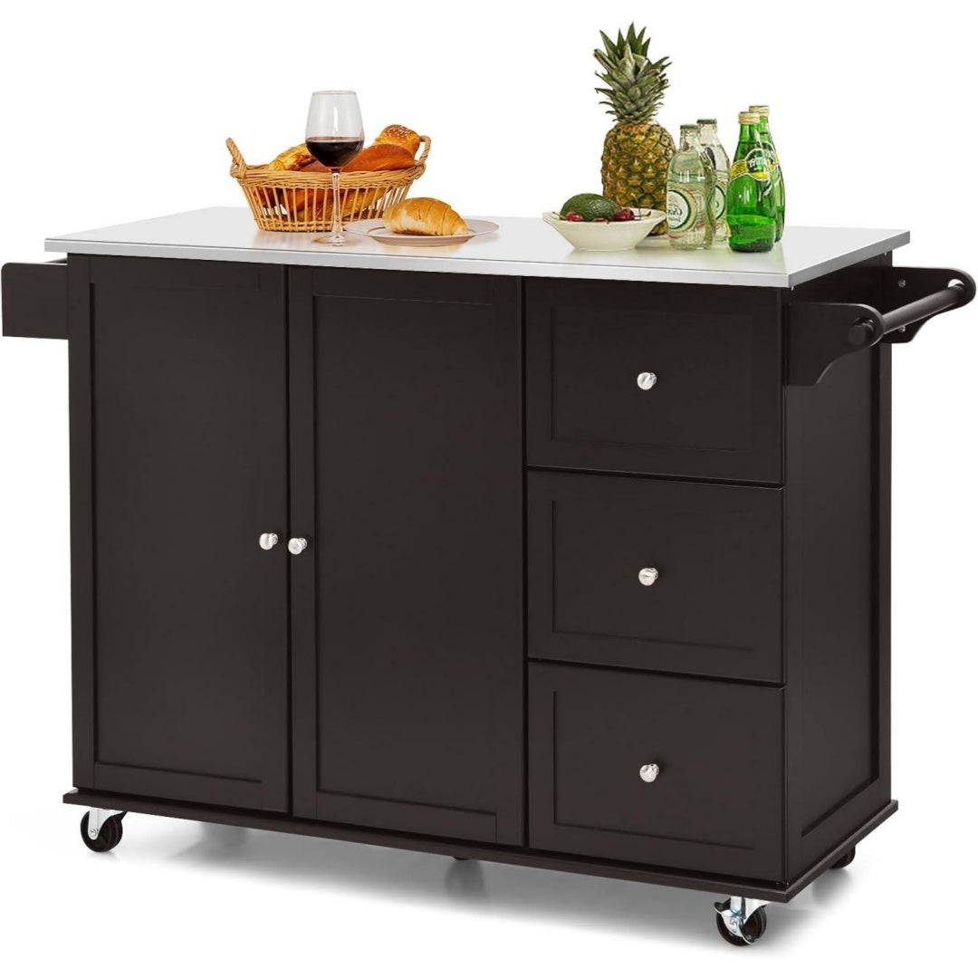 Stile raffinato credenze mobili marrone