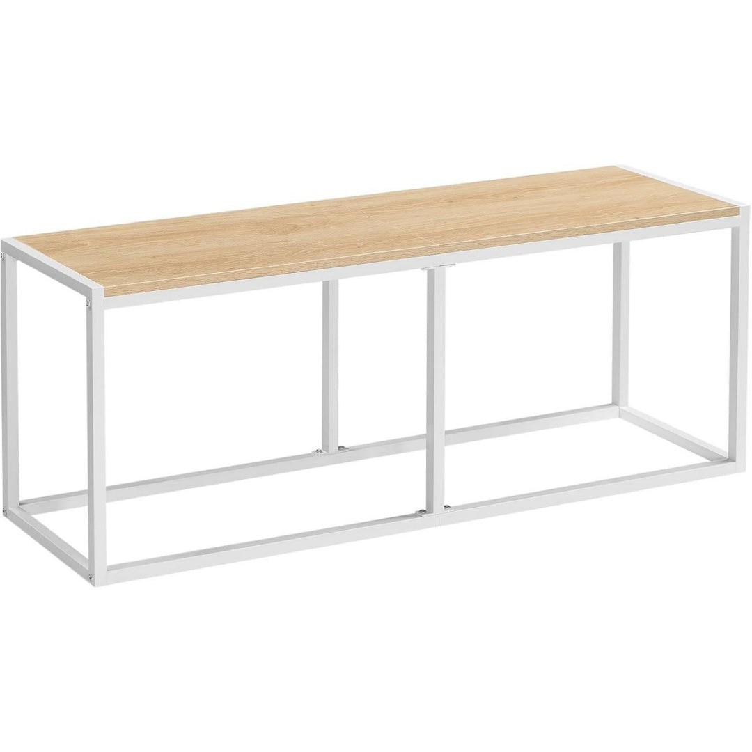 Profilo moderno panche contenitore in legno da esterno bianco