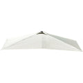 Design versatile coperture per ombrelloni in tessuto bianco