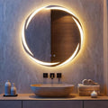 Linea essenziale specchi da parete in vetro illuminato da parete