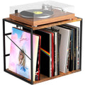 Finitura armoniosa porta cd modulari in legno con contenitore rosso