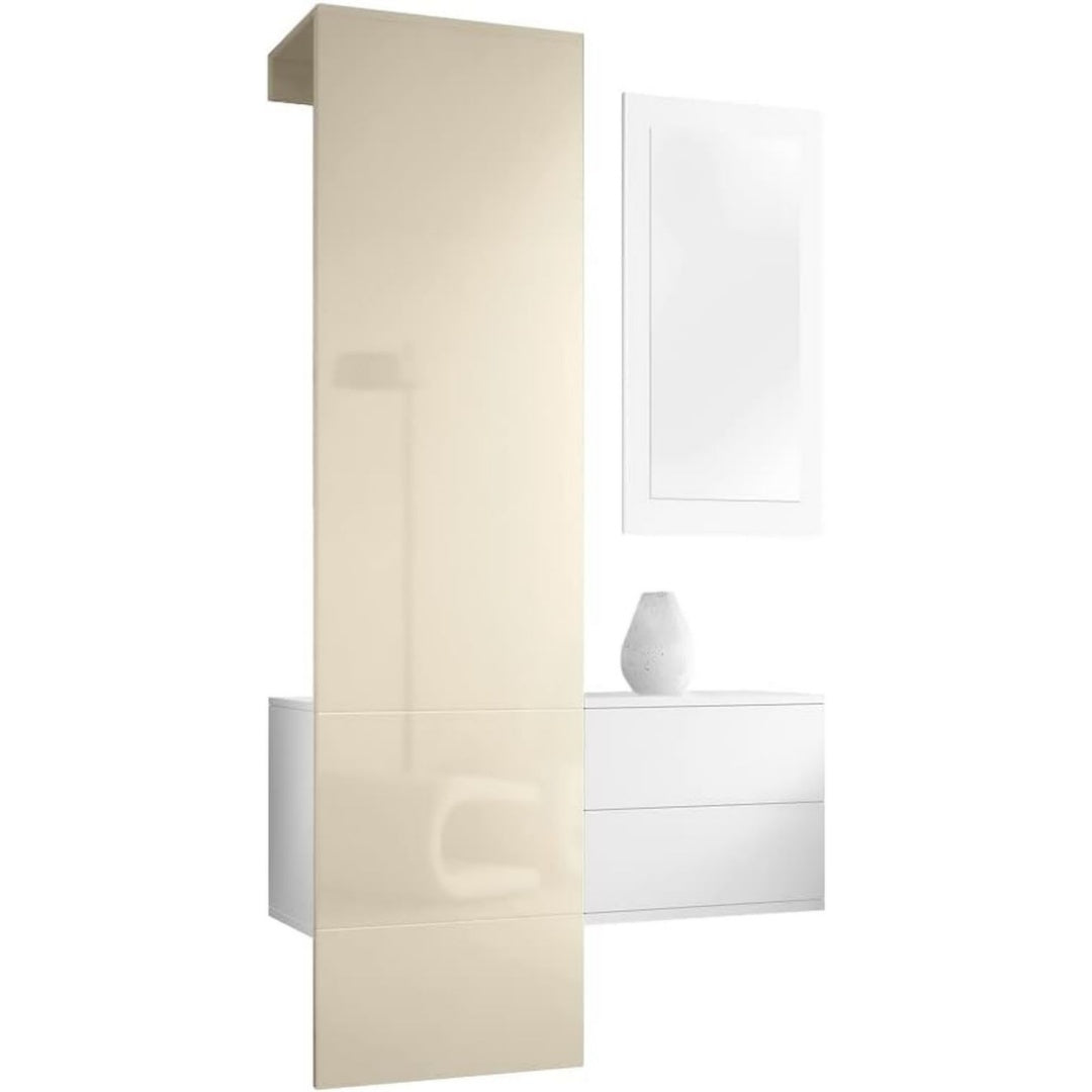 Finitura armoniosa set arredo ingresso beige