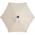 Design versatile coperture per ombrelloni in tessuto bianco