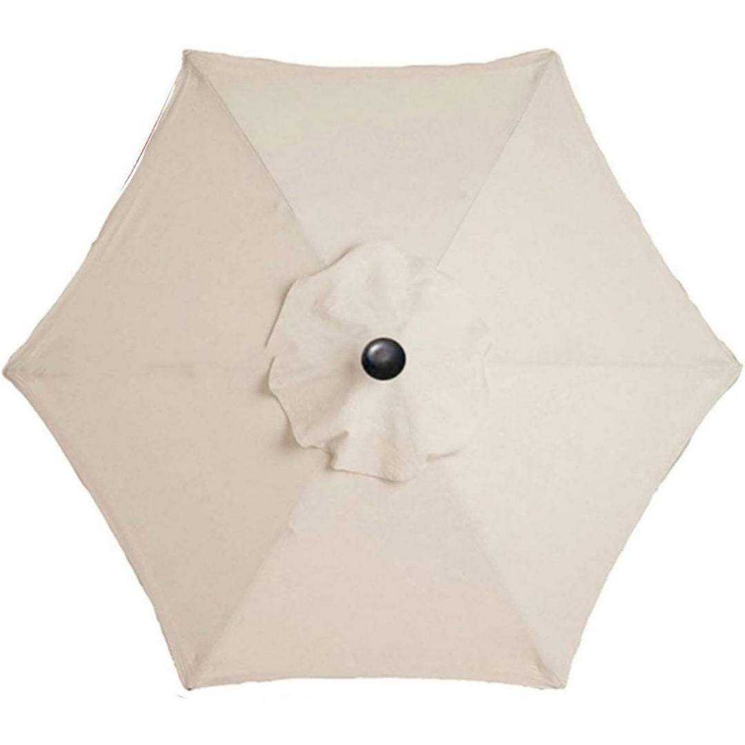 Design versatile coperture per ombrelloni in tessuto bianco