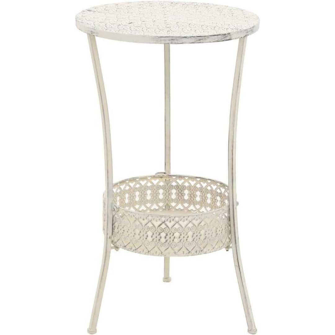 Profilo moderno set tavolo e sedie in metallo bianco